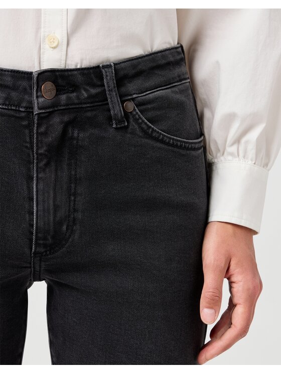 Wrangler Wrangler Jeansy Sienna Czarny Skinny Fit