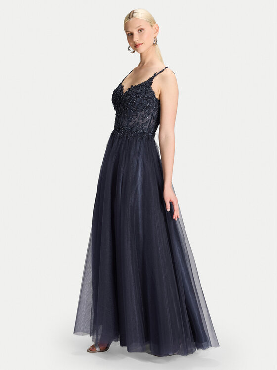 Hey Kyla Hey Kyla Официална рокля 5AK025HK Тъмносин Regular Fit