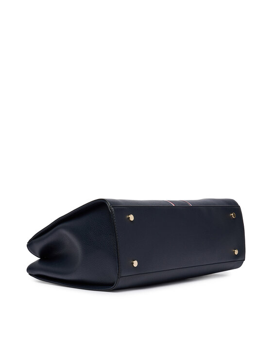 Tommy Hilfiger Tommy Hilfiger Geantă Th Daily Satchel Corp AW0AW18644 Bleumarin