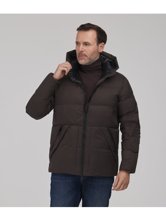 Lee Cooper Lee Cooper Kurtka jeansowa JEFFREY Brązowy ciemny Regular Fit