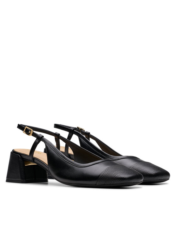Clarks Clarks Pantofi pumps Nyta45 Sling 26181320 Negru