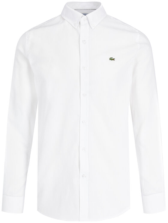 Lacoste Lacoste Camicia CH4976 Bianco Slim Fit