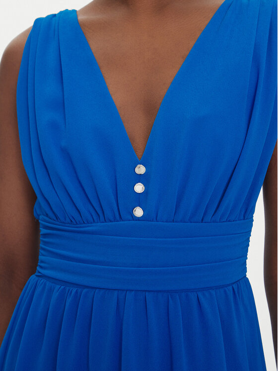 Morgan Morgan Rochie cocktail 251-RIA Albastru Regular Fit