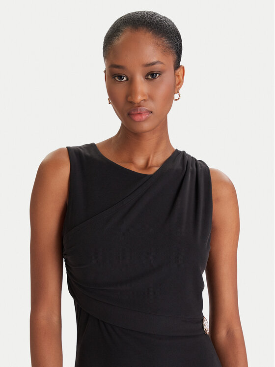 Guess Guess Rochie de zi W5YK27 KAQL2 Negru Regular Fit