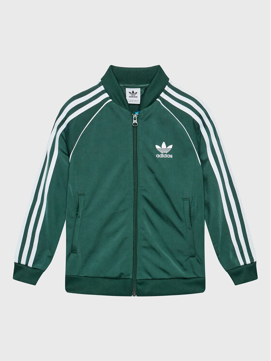 Felpa adicolor Sst Track HK0302 Verde Regular Fit