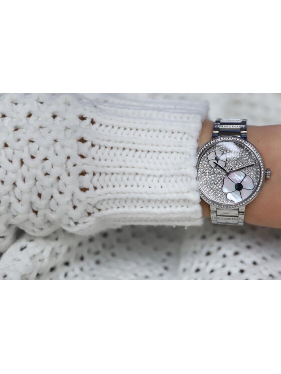 Michael Kors Michael Kors Zegarek damski MK3835 Srebrny