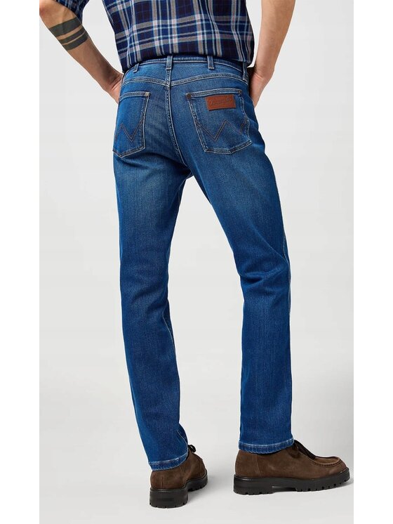 Wrangler Wrangler Jeansy Larston Niebieski Slim Fit
