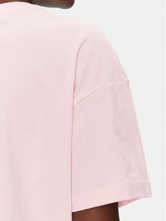 Converse Converse T-shirt Thorned 10028306-A03 Ružičasta Oversize