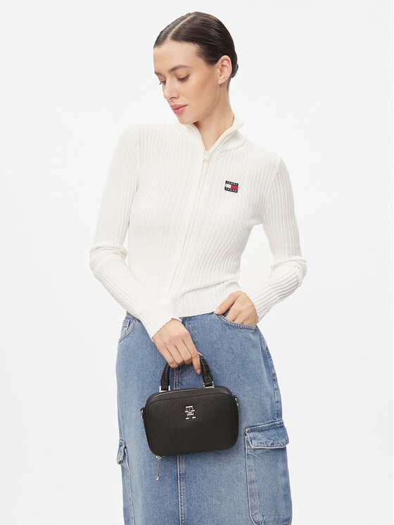 Tommy Hilfiger Tommy Hilfiger Borsetta Th Emlem Trunk AW0AW14880 Nero