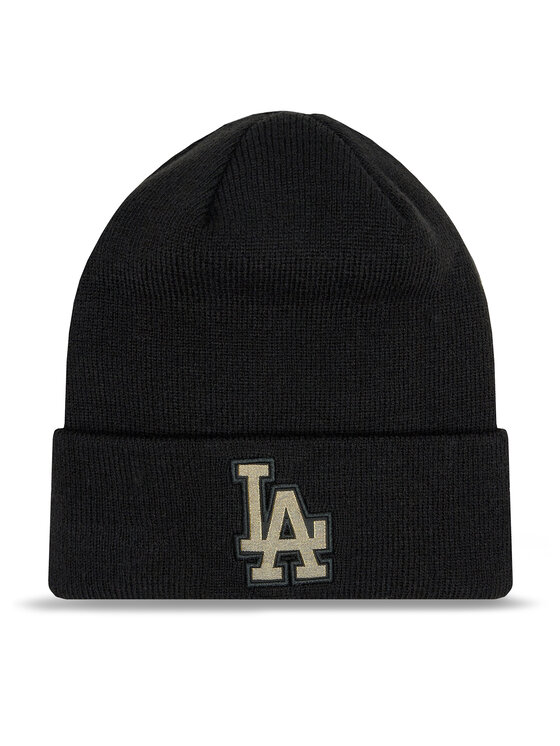 Męska Czapka New Era, Czarna, Metallic Badge La Dodgers 60364349