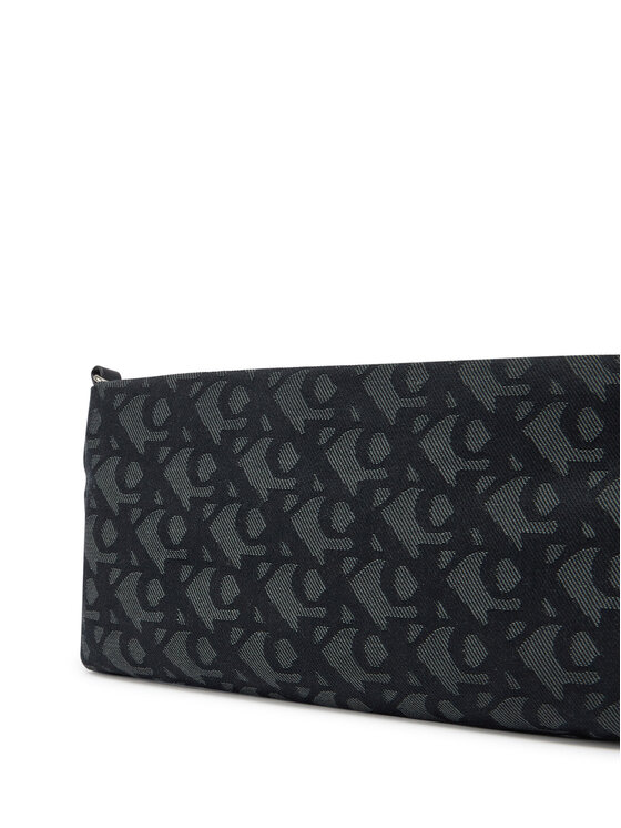 Calvin Klein Jeans Calvin Klein Jeans Kabelka Logo Jacquard Sophie Top Zip LV04K3183G Čierna
