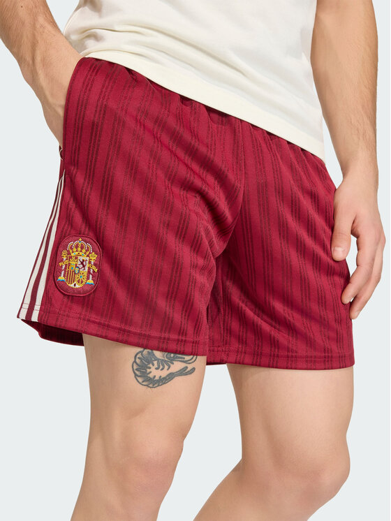 adidas adidas Szorty sportowe 161942 Czerwony Loose Fit