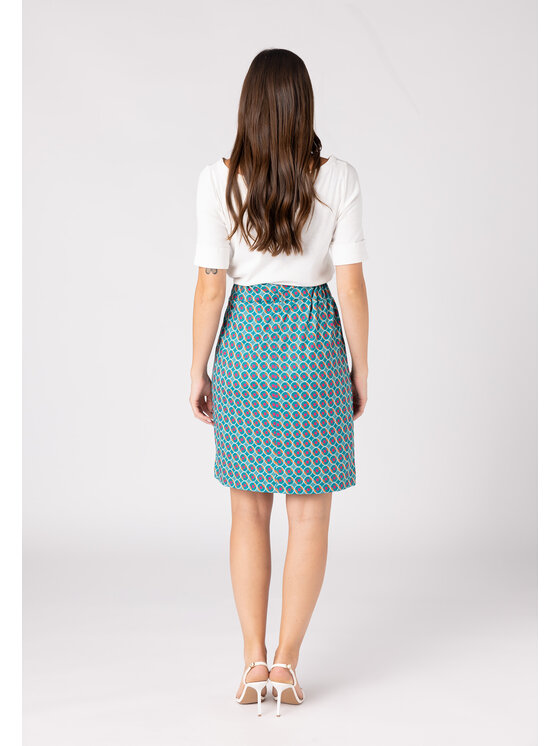 QUIOSQUE QUIOSQUE Sukňa QUIOSQUE 7VD002915 Zelená Regular Fit