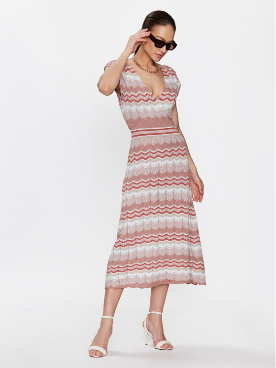 Morgan Morgan Трикотажна сукня 231-RMFENY Рожевий Regular Fit