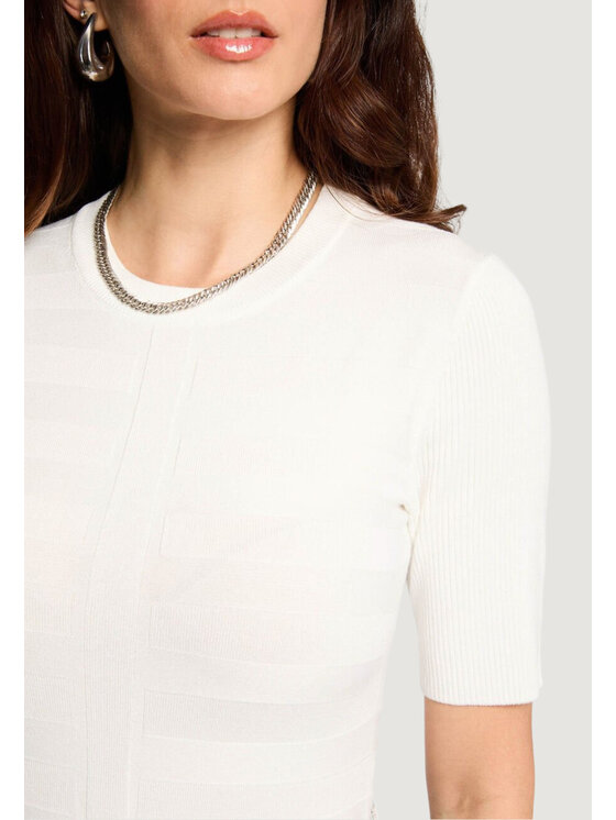 Morgan De Toi Morgan De Toi Maglione 242-MENTHE Bianco Casual Fit