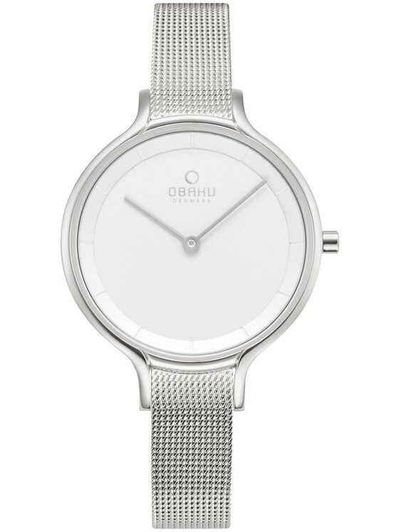 Obaku Obaku Zegarek V228LXCIMC Srebrny