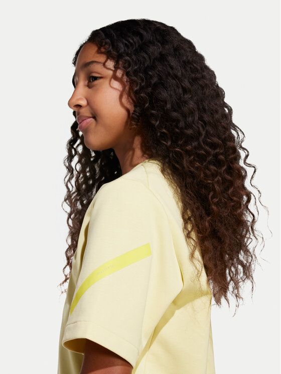 adidas adidas T-Shirt Z.N.E. JD0015 Gelb Loose Fit