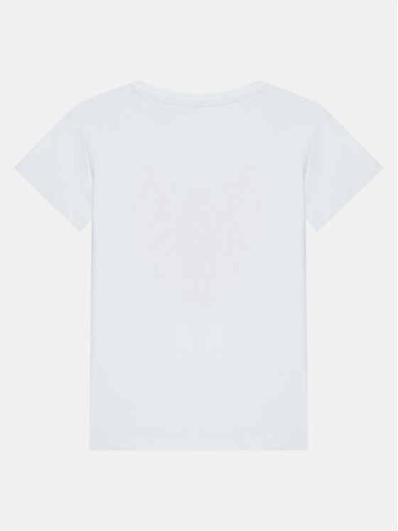 Guess Guess Tricou K5RI02 K6YW4 Alb Regular Fit