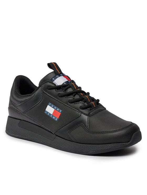 Tommy Jeans Tommy Jeans Αθλητικά Tommy Jeans Flexi Runner EM0EM01409 Μαύρο