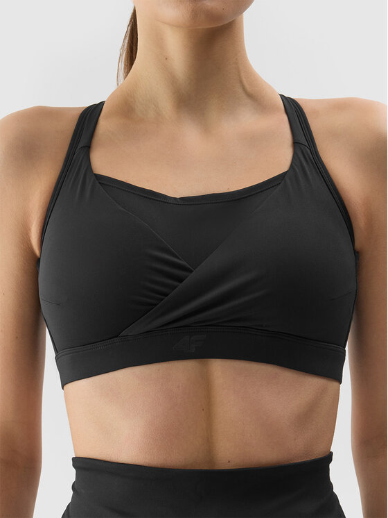 4F 4F Reggiseno sportivo 4FWSS24USBAF130-20S Nero