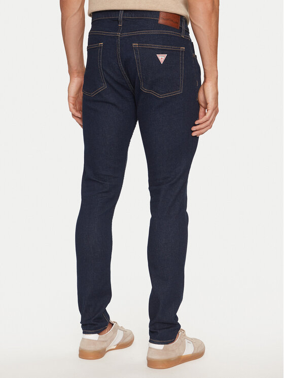 Guess Jeans Guess Jeans Jeansy M4YA0F D5DM5 Granatowy Skinny Fit