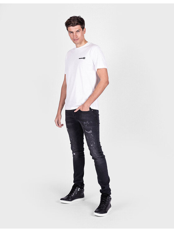 Les Hommes Les Hommes T-Shirt UHT201 700P | Urzn Bílá Regular Fit