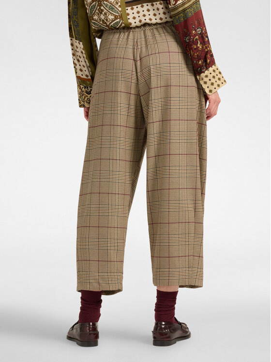 Elena Mirò Elena Mirò Pantaloni di tessuto P058P100593N001 Bordeaux Regular Fit