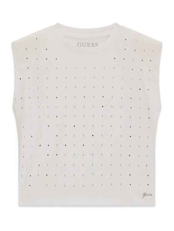 Guess Kids Guess Kids Smanicato 181927 Bianco Classic Fit