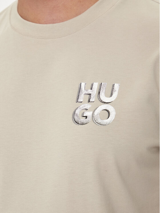 HUGO Hugo T-shirt Detzington241 50508944 Grigio Regular Fit