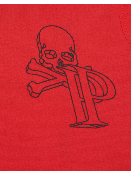 PHILIPP PLEIN PHILIPP PLEIN T-shirt 27609 Rosso Regular Fit