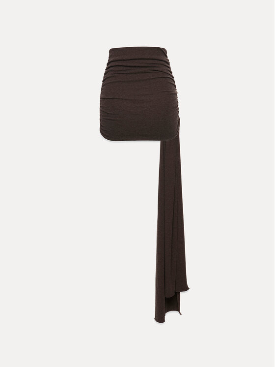 La Mania La Mania Mini sukně EVANS Hnědá Basic Fit