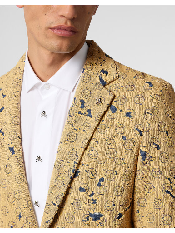 PHILIPP PLEIN PHILIPP PLEIN Giacca da abito 29058 Beige Regular Fit