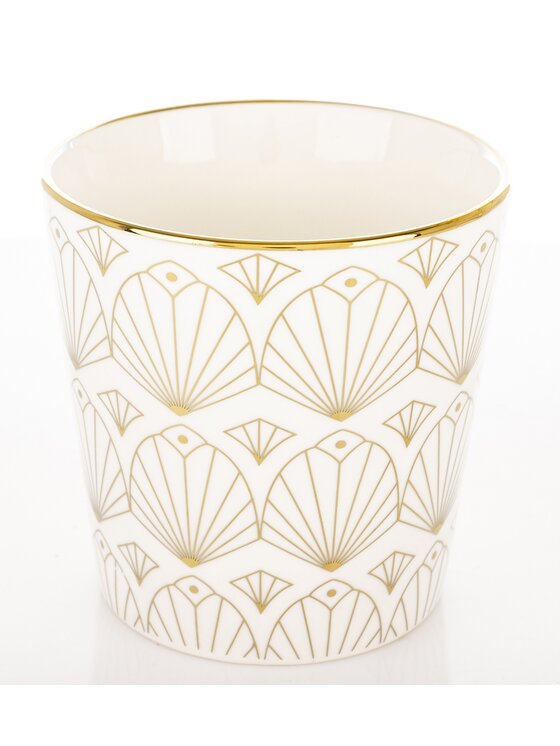 MIAhome MIAhome Kubek porcelanowy RANGO cienki wzór SLIM Biały