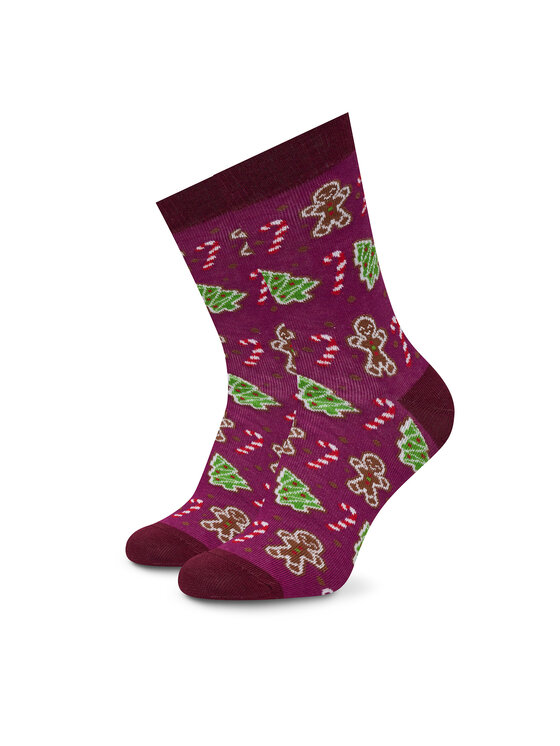 Rainbow Socks Rainbow Socks Dolge nogavice Xmas Socks Balls Mix Gifts Pak 3 Pisana