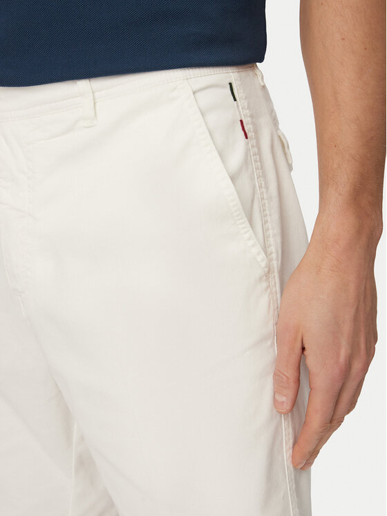 Aeronautica Militare Aeronautica Militare Pantalon scurți din material 261BE0278UCT04292 Alb Regular Fit