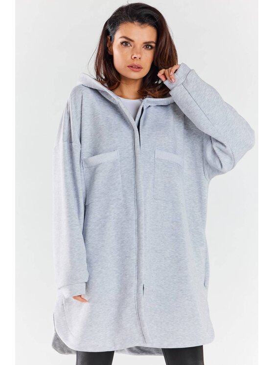 Infinite You Infinite You Felpa M281 Grigio Basic Fit