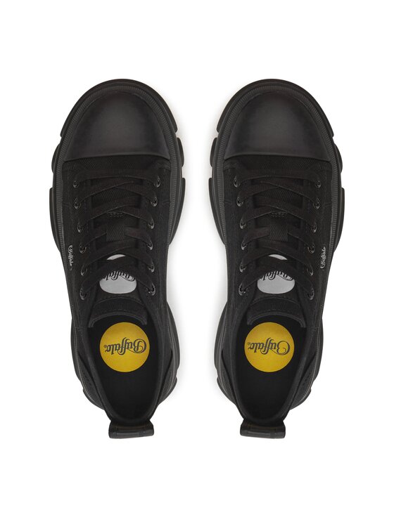 Buffalo Buffalo Sneakersy Tremor Lace Up Lo 1622453 Černá