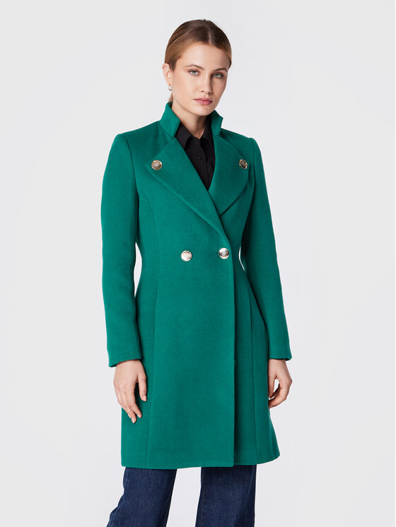 Rinascimento Rinascimento Демісезонний плащ CFC0110518003 Зелений Regular Fit