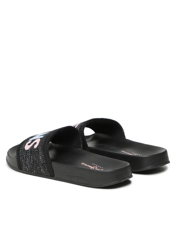 Pepe Jeans Pepe Jeans Plätud Slider Knit W PLS70128 Must