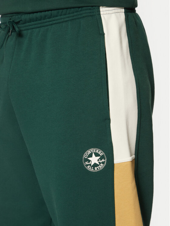 Converse Converse Donji dio trenerke Retro 10027594-A01 Zelena Regular Fit