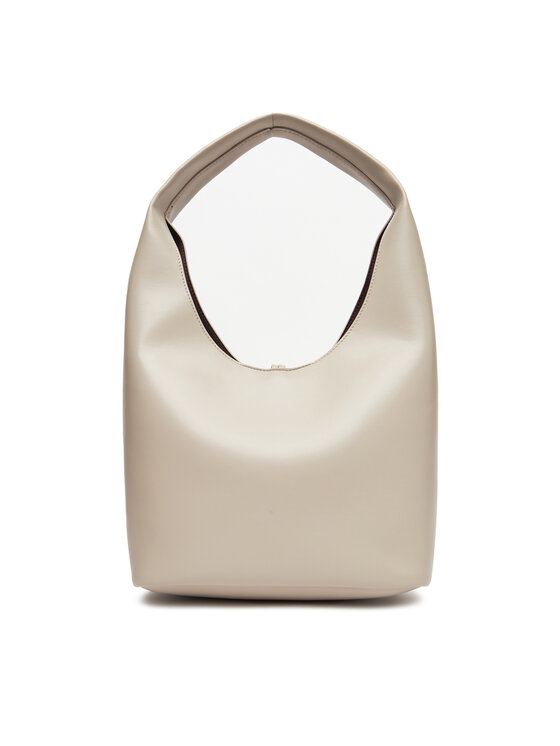 Calvin Klein Jeans Calvin Klein Jeans Дамска чанта Stone Lock Slouchy Small Shoulde LV04K3176G Кремав