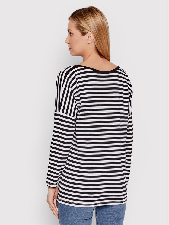 Blusa Submarine Stripes DK-003 Nero Regular Fit