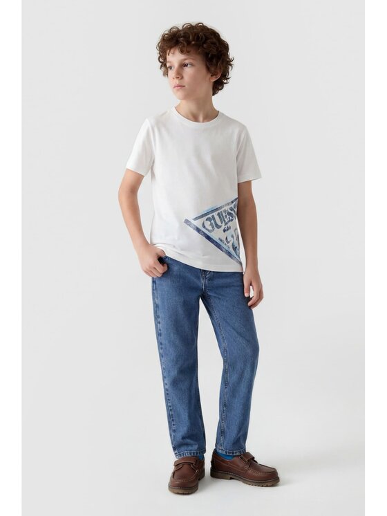 Guess Kids Guess Kids T-Shirt 183925 Bílá Classic Fit