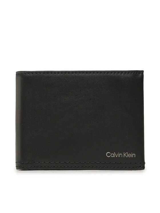 Calvin Klein Mare pentru Bărbați Duo Stitch Trifold I0Cc L K50K510325 Negru | Modivo.ro