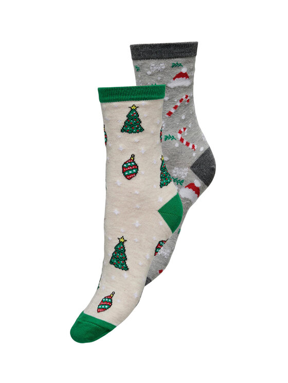 Set di 2 paia di calzini lunghi da donna ONLY