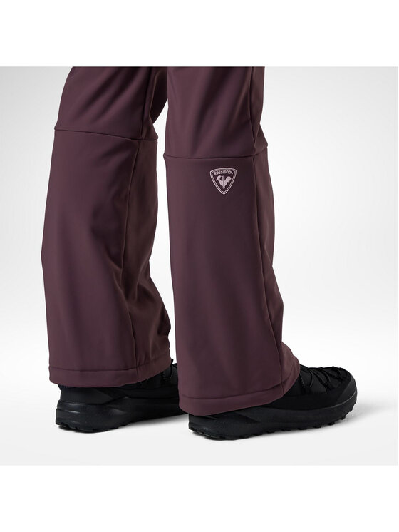 Rossignol Rossignol Spodnie narciarskie W Ski Softshell Pant Fioletowy Slim Fit