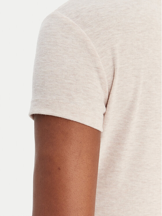 Guess Guess T-Shirt W6RP99 KCNH2 Béžová Regular Fit