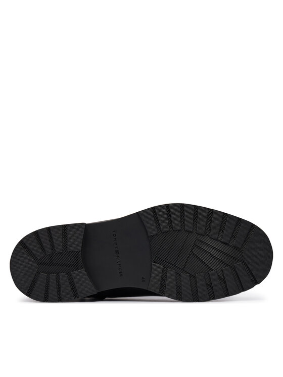 Tommy Hilfiger Tommy Hilfiger Ботильйони Cleated Hilifger W FM0FM05728 Чорний