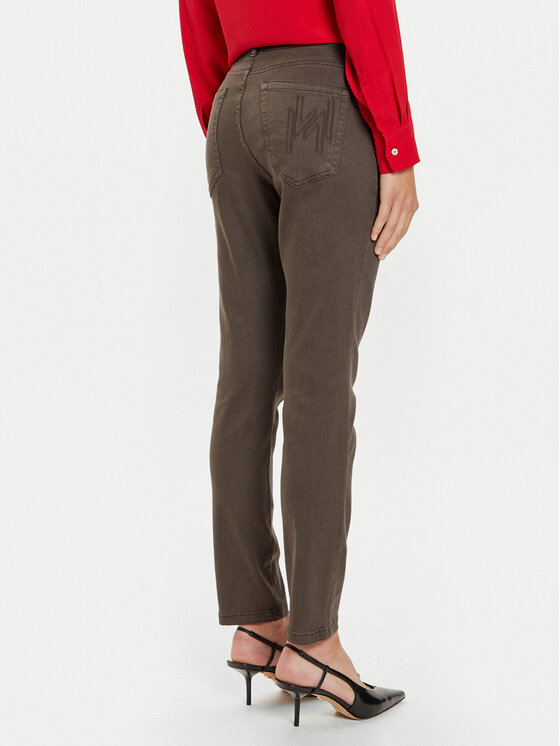 Marella Marella Jeans hlače Currier 2423136025 Rjava Skinny Fit