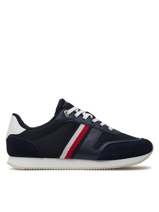 Sneakers Tommy Hilfiger Essential Stripes Runner FW0FW07382 Bleumarin